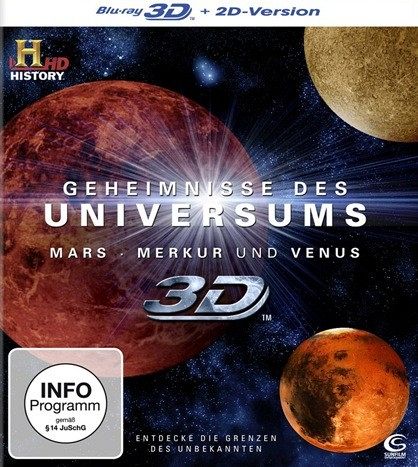 Geheimnisse des Universums - Mars, Merkur und Venus [Blu-ray 3D]