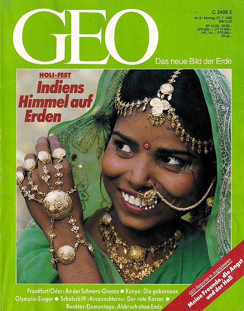 GEO - Das neue Bild der Erde - Nr. 8/1992
