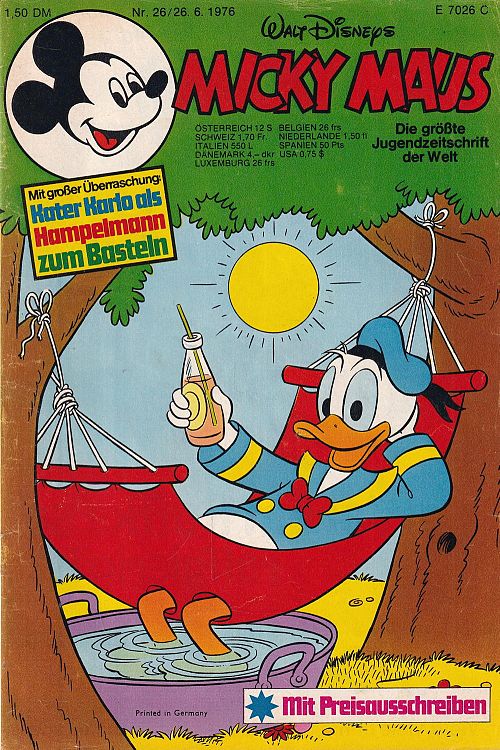 Micky Maus - Nr. 26 - 1976