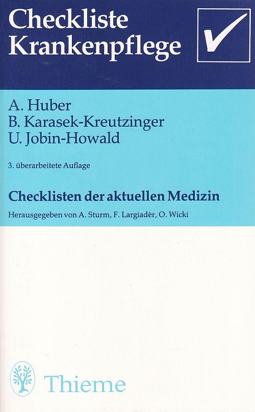 Checkliste Krankenpflege
