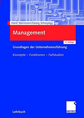 Management. Grundlagen der Unternehmensführung