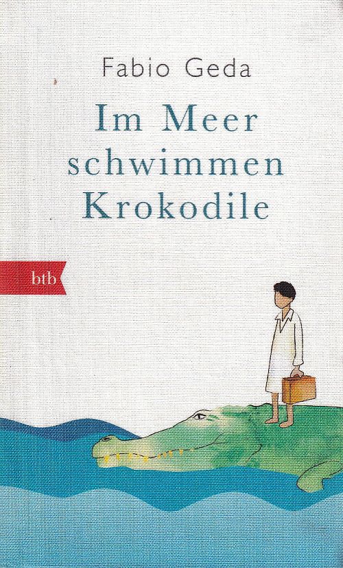 Im Meer schwimmen Krokodile