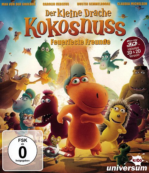 Der kleine Drache Kokosnuss - Feuerfeste Freunde [Blu-ray 3D]