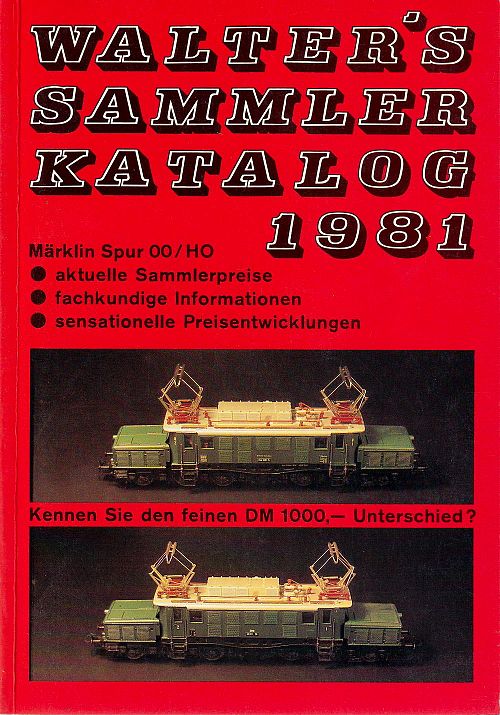 Walter's Sammler Katalog 1981
