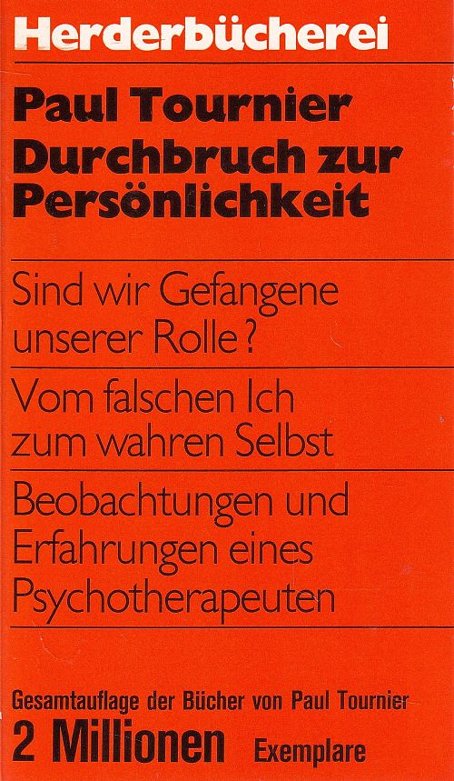 Durchbruch zur Persönlichkeit