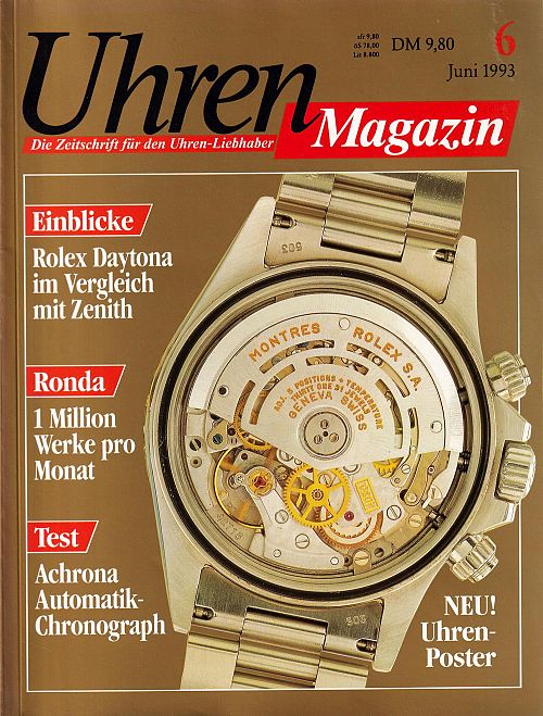 Uhren Magazin 6 - Juni 1993