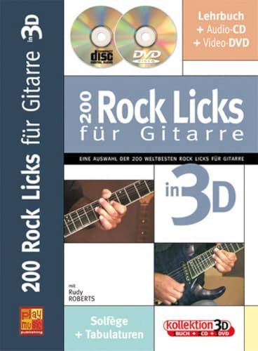 200 Rock Licks fur Gitarre in 3D