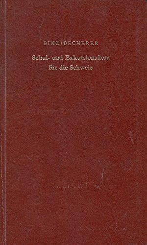 Schul- und Exkursionsflora für die Schweiz 