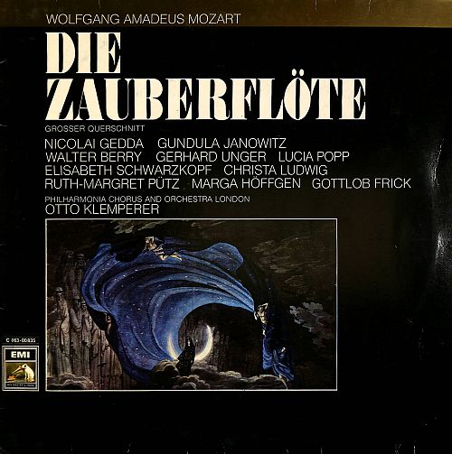 Wolfgang Amadeus Mozart ‎– Die Zauberflöte (Grosser Querschnitt) [Vinyl]
