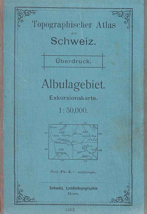 Topographischer Atlas - Albulagebiet