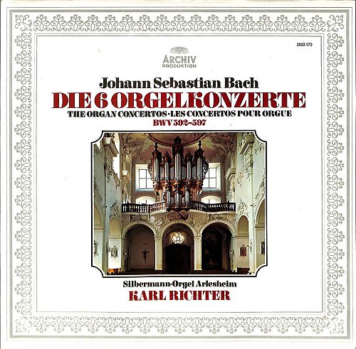 Die 6 Orgelkonzerte - BWV 592-597 [Vinyl]