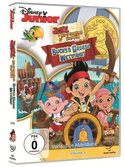 Jake und die Nimmerland Piraten - Buckys grosse Wettfahrt [DVD]