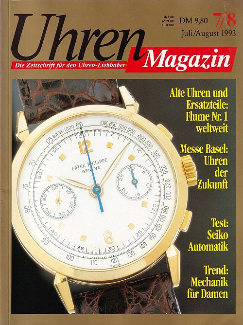 Uhren Magazin 7/8 - Juli/August 1993