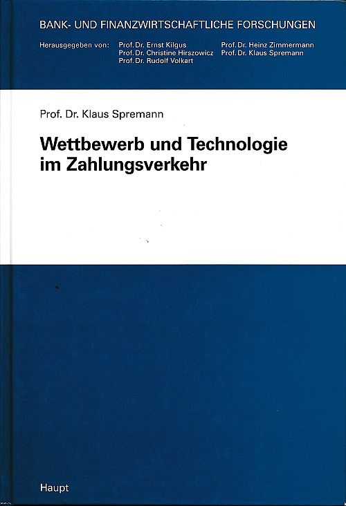 Wettbewerb und Technologie im Zahlungsverkehr