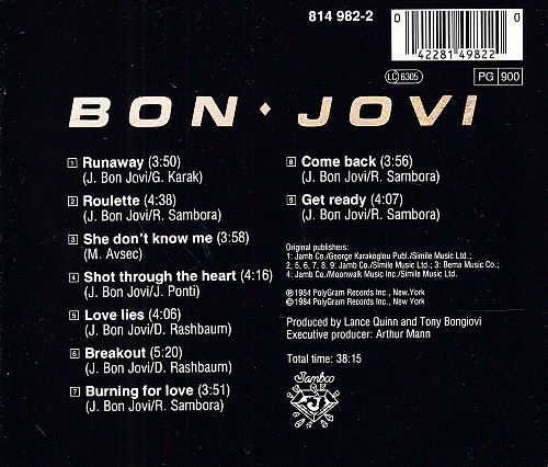 Bon Jovi [CD]