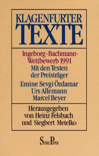 Klagenfurter Texte Ingeborg-Bachmann-Wettbewerb 1991