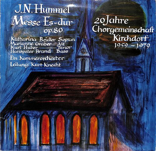 20 Jahre Chorgemeinschaft Kirchdorf 1959 - 1979 [Vinyl]