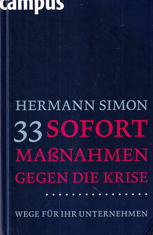 33 Sofortmassnahmen gegen die Krise