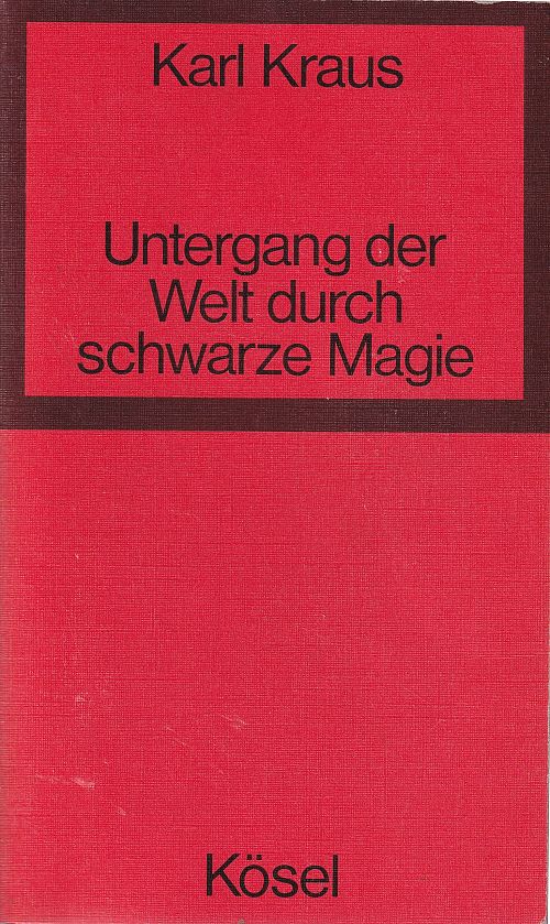 Untergang der Welt durch schwarze Magie