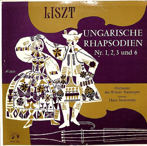 Ungarische Rhapsodien Nr. 1, 2, 3 und 6 [Vinyl]