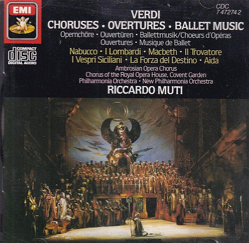 Verdi Choruses Overtures [CD]