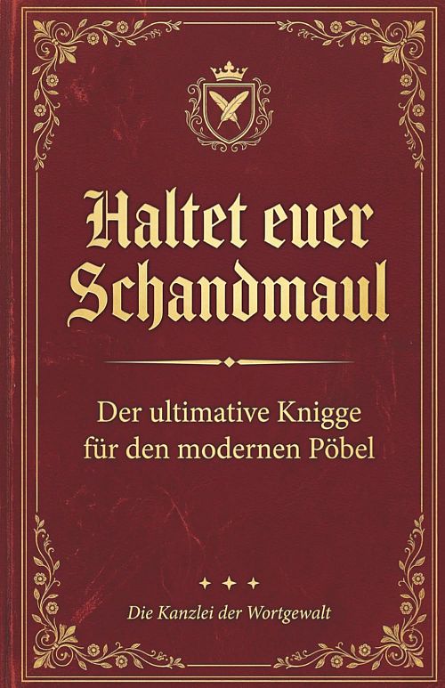 Haltet Euer Schandmaul - Der ultimative Knigge für den modernen Pöbel