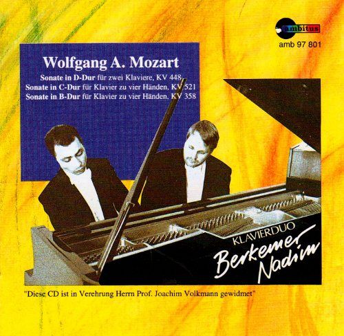 SOnate in D-Dur für zwei Klaviere - KV 448 / KV 521 / KV 358 [CD]