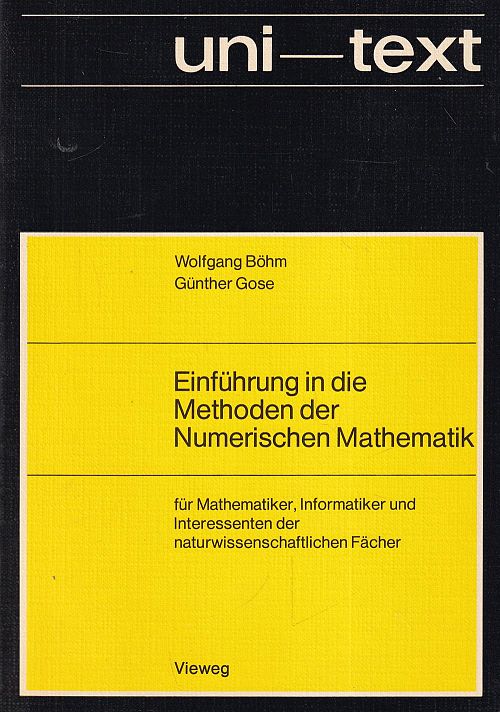 Einführung in die Methoden der Numerischen Mathematik