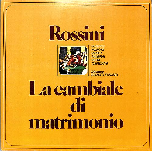 La Cambiale Di Matrimonio [CD]