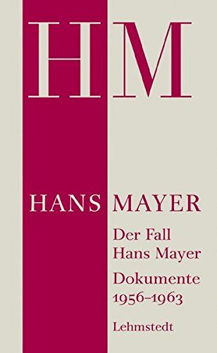 Der Fall Hans Mayer