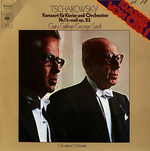 TSCHAIKOWSKY - Konzert für Klavier und Orchester Nr.1 b-moll op. 23  [Vinyl]
