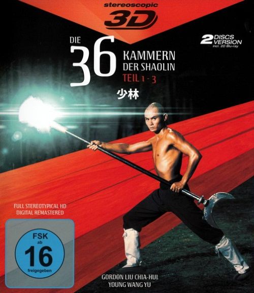 Die 36 Kammern der Shaolin - Trilogie [Blu-ray 3D]