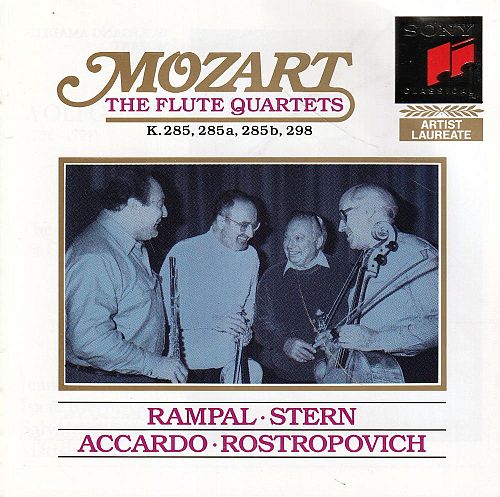 Mozart - The Flute Quartets - K. 285, 285 a, 285 b, 298 [CD]