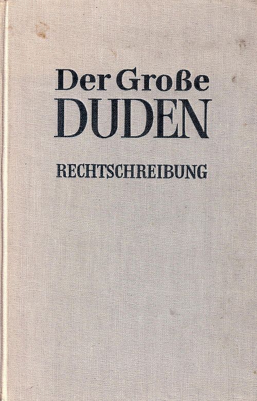 Der grosse Duden - Band 1