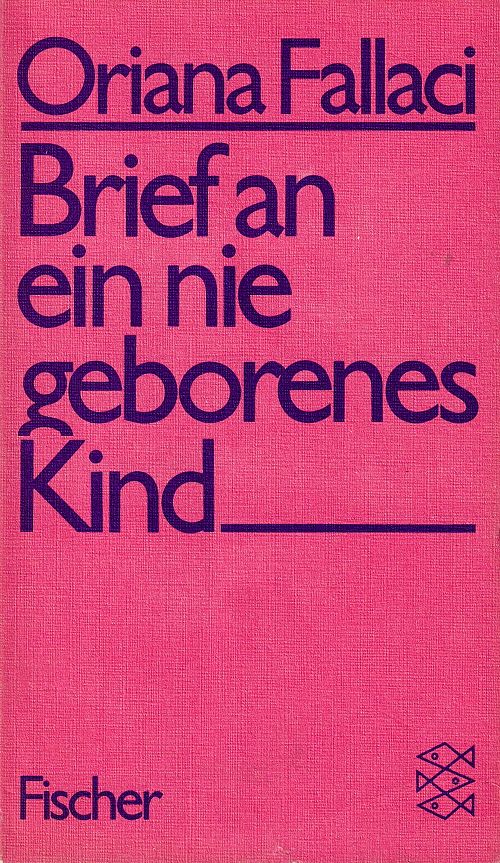 Brief an ein nie geborenes Kind 