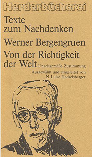 Von der Richtigkeit der Welt