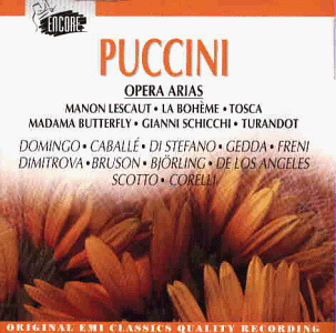 Puccini: Opera Arias [CD]