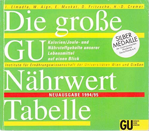Die grosse gu Nährwert-Tabelle