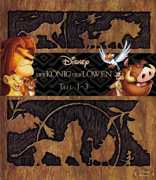 Der König der Löwen Teil 1-3 [Blu-ray]