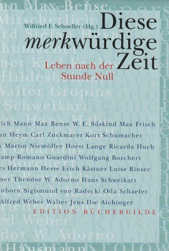 Diese merkwürdige Zeit