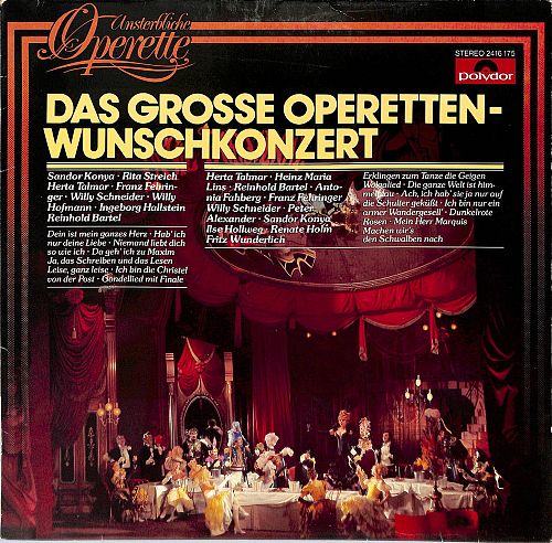 Das grosse Operettenwunschkonzert [Vinyl]