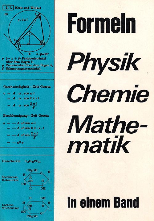 Formeln Physik Chemie Mathematik