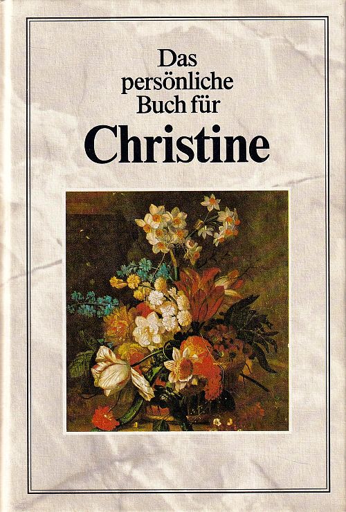 Das persönliche Buch für Christine