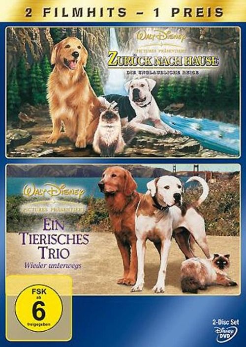 Zurück nach Hause/Ein tierisches Trio [DVD]