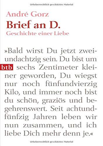 Brief an D. -  Geschichte einer Liebe
