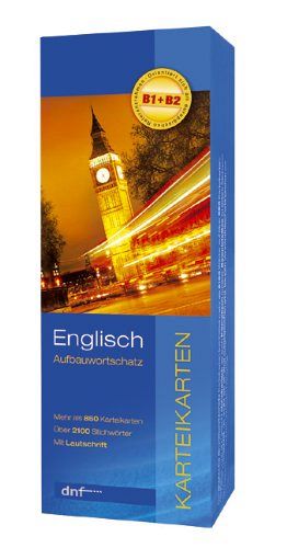 Aufbauworschatz Englisch - Karteikarten Wortschatz B1 + B2