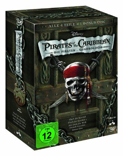 Pirates of the Caribbean - Die Piraten-Quadrologie [DVD]