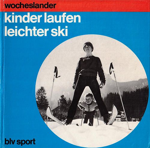Kinder laufen leichter Ski