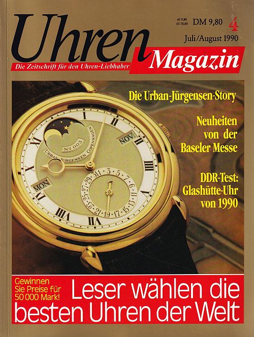 Uhren Magazin 4 - Juli/August 1990