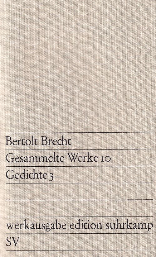 Gesammelte Werke 10